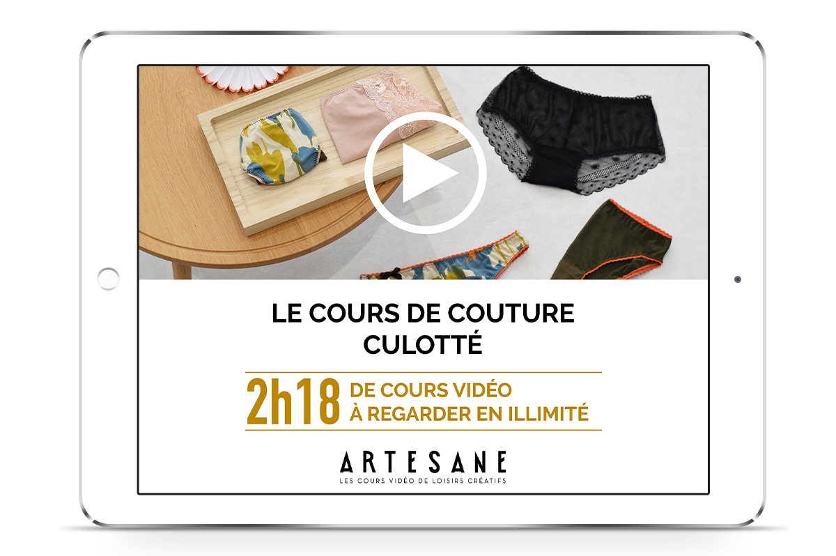 Le cours de couture culotté Artesane les cours vidéos en ligne pour apprendre à créer