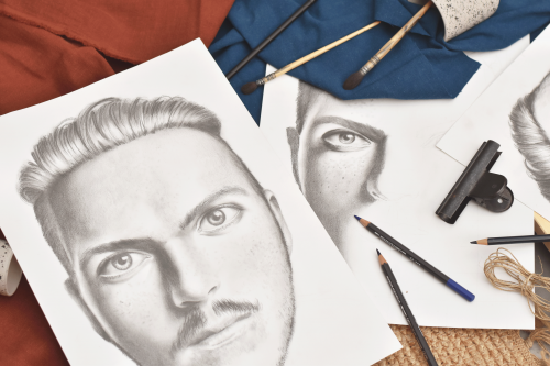 Apprendre Le Dessin Au Crayon Pdf Je dessine un portrait réaliste au crayon à papier - Artesane - les